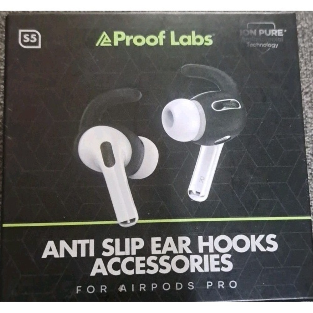 3 Pairs AirPods Pro Ear Hook Soft Anti-Slip Premium Silicone Covers Accessories